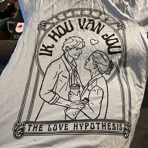 Love hypothesis bookish box shirt medium